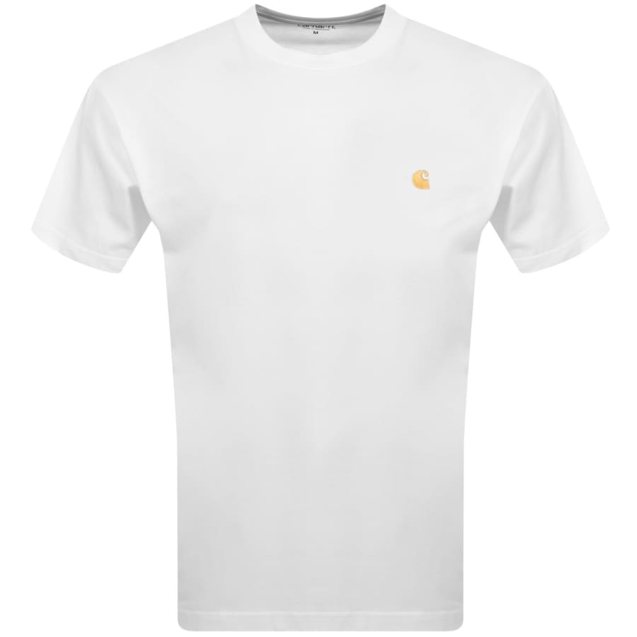 【関税&送料込】Carhartt Wip S S Chase White Cotton T-Shirt Carhartt WIP Chase T-Shirt | White – Page Chase T-Shirt